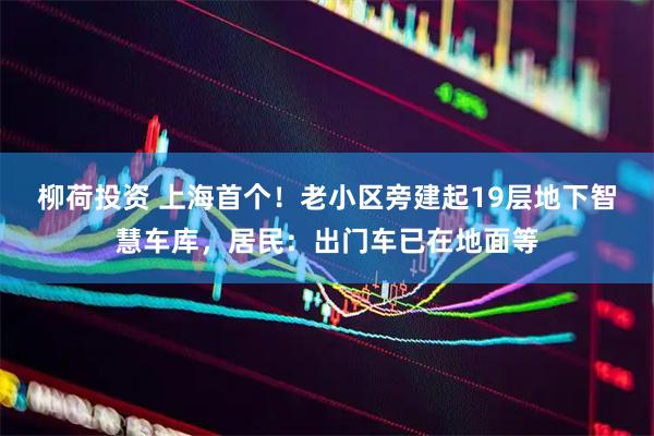 柳荷投资 上海首个！老小区旁建起19层地下智慧车库，居民：出门车已在地面等