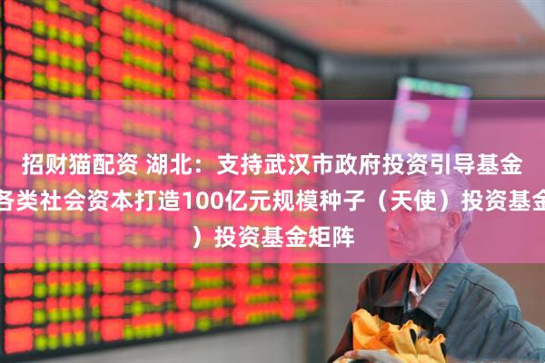 招财猫配资 湖北：支持武汉市政府投资引导基金引导各类社会资本打造100亿元规模种子（天使）投资基金矩阵