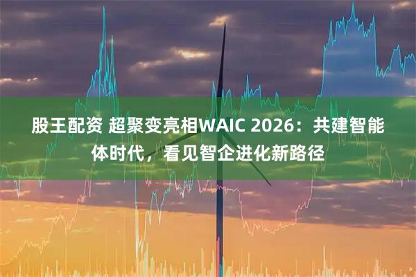 股王配资 超聚变亮相WAIC 2026:共建智能体时代,看见智企进化新路径